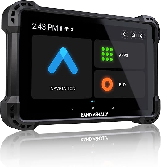 Rand McNally RANDTAB8 Rand Tablet with Rand Navigation GPS with Speed Camera Alerts and Live Traffic, Weather and Fuel - 8 Inch