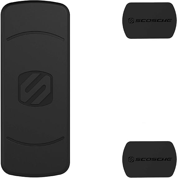 Scosche MDMRK-XCES0 MagicMount Magnetic Mount Replacement Plate Kit for Phone Holders - Black