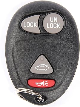 GM Genuine Parts 10335582 4 Button Keyless Entry Remote Key Fob