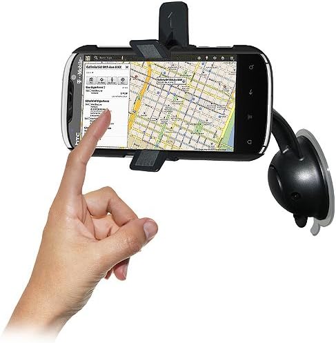 Amzer AMZ93590 Car Mount and Case System for HTC Amaze 4G - Retail Packaging - Black