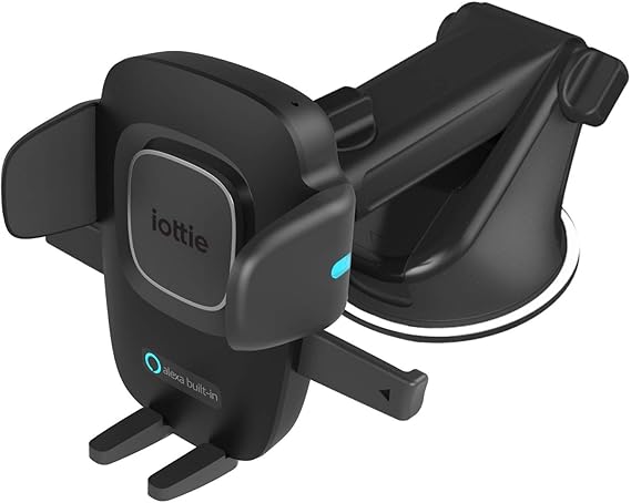 iOttie Easy One Touch Connect Pro (New) - Gen 2 - Hands Free Alexa in Your Car - Car Mount Phone Holder with Alexa Built in for iOS & Android, MFi Certified, Universal