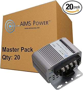 AIMS Power MP5A2412 5 Amp 24V to 12V DC Converter, 20 Piece (Master Pack)