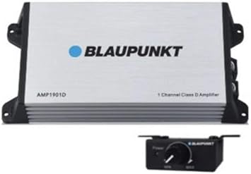 Blaupunkt AMP1901D Universal Car Speaker Amplifier Class D 1-Channel 2000 Watts Max Power