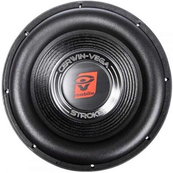 CERWIN-VEGA! Stroker 10 Inch Dual 2 Ohm 800W RMS Car Audio Subwoofer - High-Performance, Compact Powered Subwoofer with Integrated Amplifier for Enhanced Car Audio System ST102D