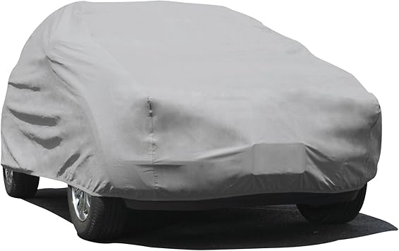 Budge Protector V SUV Cover, 5 Layer Premium Weather Protection, Waterproof, Dustproof, UV Treated SUV Cover,Gray,Size 2: Fits SUVs up to 210