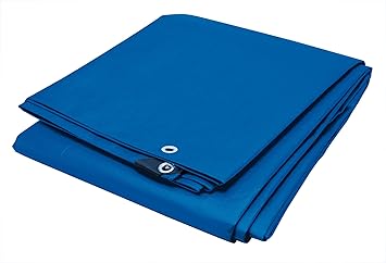 Performance Tool W6009 (10 x 20 ft) Tarp Cover Blue Waterproof Great for Tarpaulin Canopy Tent, Boat, RV Or Pool Cover Performance Tool (Standard Poly Tarp)