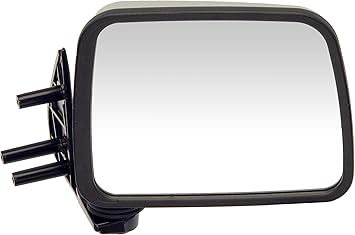 Dorman 955-201 Passenger Side Manual Door Mirror - Folding Compatible with Select Nissan Models, Chrome