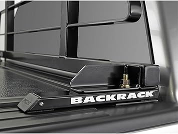 RealTruck Backrack Hardware Kit for use w/Low-Profile Tonneau, Black, No Drill | 40122 | Fits 2019-2024 Chevrolet/GMC Silverado/Sierra 1500 LD/Limited