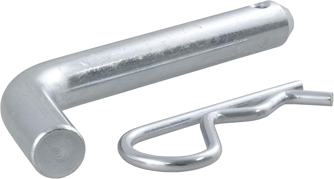 CURT 21501 Trailer Hitch Pin & Clip, 5/8-Inch Diameter, Fits 2-Inch Receiver