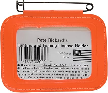 Pete Rickard 154-D License Holder