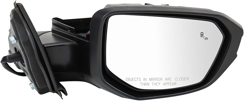 TRQ Right Mirror Passenger Side Compatible with 2021-2022 Honda Insight HO1321353