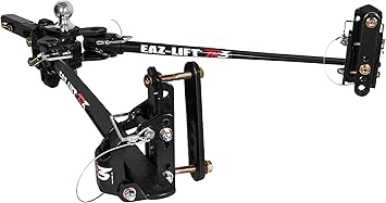 Camco Eaz-Lift TR3 400lb Weight Distribution Hitch Kit | Features 600lb Max Tongue Weight Rating, Pre-Installed 2-5/16-inch Hitch Ball, and Adjustable Sway Control | (48903)