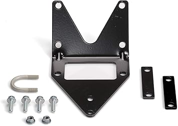 WARN 90850 ATV Winch Mount Kit for Yamaha YFM450 Kodiak , Black