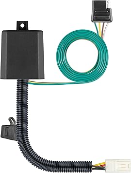 CURT 56489 Vehicle-Side Custom 4-Pin Trailer Wiring Harness, Fits Select Toyota Sienna