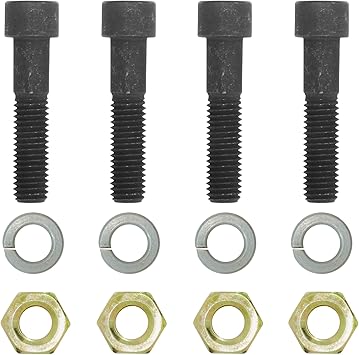 CURT 48332 Pintle Mount Hardware Kit, 60,000 lbs, Black Oxide