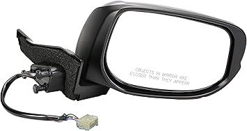 Dorman 955-1599 Passenger Side Power Door Mirror - Folding Compatible with Select Honda Models, Black