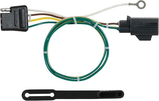 CURT 56293 Vehicle-Side Custom 4-Pin Trailer Wiring Harness, Fits Select Land Rover Range Rover, Sport