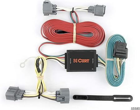 Curt Manufacturing 55585 Vehicle-Side Custom 4-Pin Trailer Wiring Harness, Fits Select Honda Ridgeline