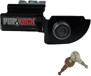 Pop & Lock - PL3600 Black Manual Tailgate Lock for Dodge Dakota and Mitsubishi Raider