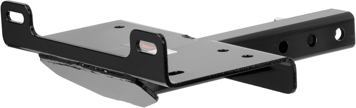 CURT 31010 Trailer Hitch Winch Mount for 2-Inch Receiver, GLOSS BLACK POWDER COAT