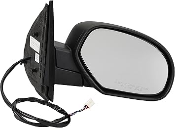 Dorman 955-1481 Passenger Side Power Door Mirror - Heated / Folding Compatible with Select Cadillac / Chevrolet / GMC Models, Black