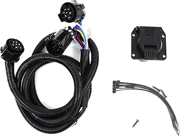 Genuine Dodge RAM Accessories 82212195AB Trailer Tow Wiring Harness for 5th Wheels and Gooseneck Trailer systems