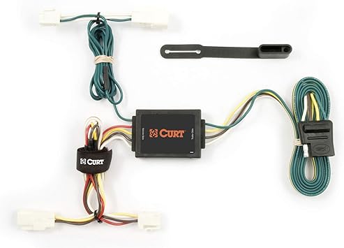 Curt Manufacturing 55542 Vehicle-Side Custom 4-Pin Trailer Wiring Harness,Fits Select Toyota Corolla Sedan ,Black