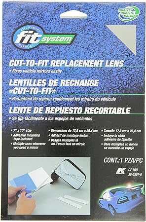 Fit System CP100 Replacement Cut-to-fit Glass