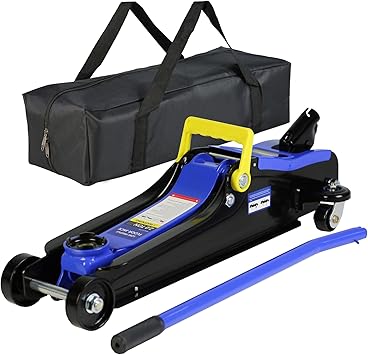 PULLAFUN Low Profile Floor Jack 2T/4400 LBS,Car Floor Jacks Automotive Hydraulic Heavy Duty Quick Lift Pump 3.3