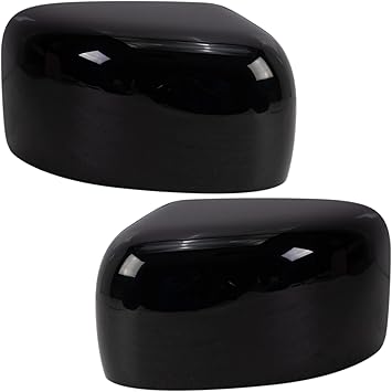 TRQ Mirror Cap Set Compatible with 2015-2019 Jeep Renegade