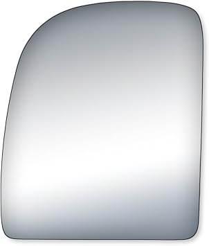 Driver Side Mirror Glass, Ford Econoline, F250, F350, F450, F550 Super Duty, Ford Excursion, (towing mirror top lens)