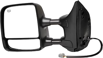 Dorman 955-1757 Driver Side Power Door Mirror - Heated / Folding Compatible with Select Nissan Models, Black