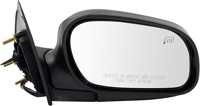 TRQ Right Mirror with Heat Passenger Side Compatible with 2002-2011 Ford Crown Victoria 2002-2010 Mercury Grand Marquis 2003-2004 Marauder FO1321214 FO1321416