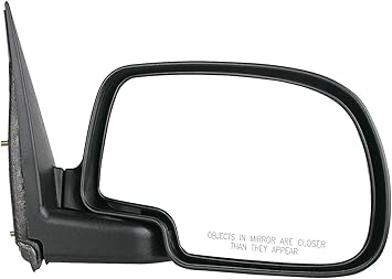 Dorman 955-069 Passenger Side Manual Remote Door Mirror - Folding Compatible with Select Chevrolet / GMC Models, Black