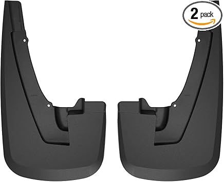 Husky Liners — Rear Mud Guards | Fits 2019-2024 Ram 2500, 2019-2024 Ram 3500 (Without Fender Flares) Rear - Black, 2 Pc | 59041