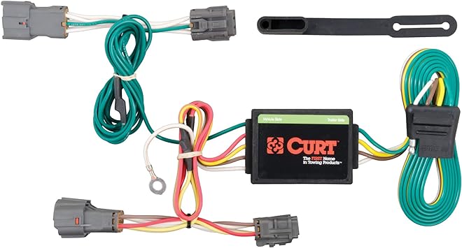 Curt Manufacturing 56222 Vehicle-Side Custom 4-Pin Trailer Wiring Harness,Fits Select Kia Rondo,Soul ,Black