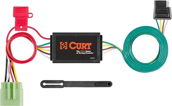 CURT 55369 Vehicle-Side Custom 4-Pin Trailer Wiring Harness, Fits Select Jeep Grand Cherokee