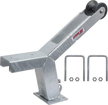 Extreme Max 3006.6895 Adjustable Trailer Winch Stand with Roller