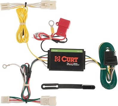 CURT 56156 Vehicle-Side Custom 4-Pin Trailer Wiring Harness, Fits Select Toyota Prius V