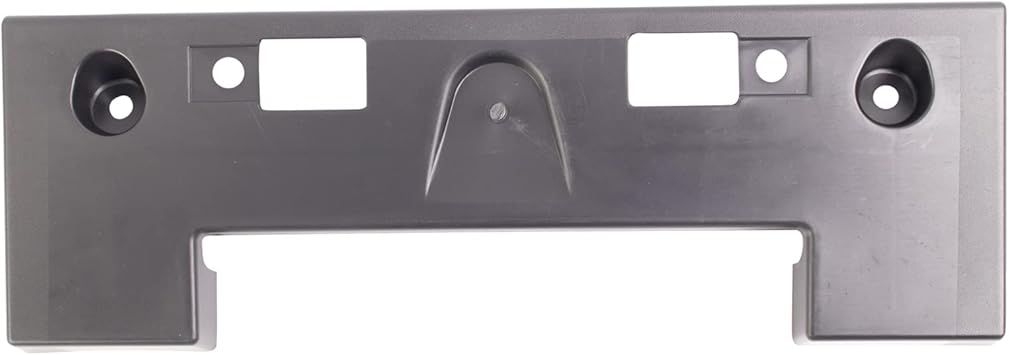 TRQ Front License Plate Bracket Black Compatible with 2011-2013 Nissan Rogue 2014-2015 Rogue Select NI1068111