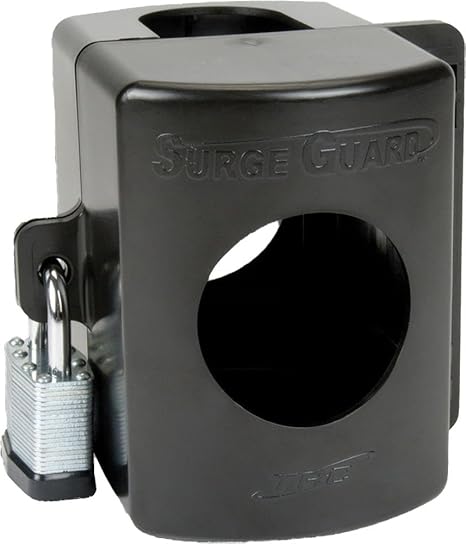 Technology Research Southwire 34590 Surge Guard Lock Hasp, Black