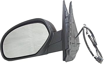 Dorman 955-1830 Driver Side Power Door Mirror - Heated / Folding Compatible with Select Chevrolet / GMC Models, Black