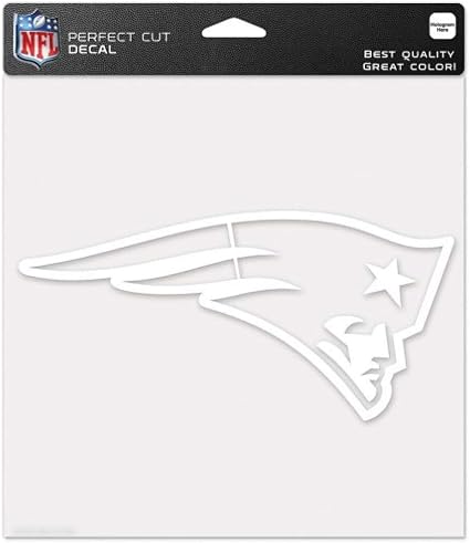 Wincraft NFL New England Patriots WCR25654061 Perfect Cut Decals, 8