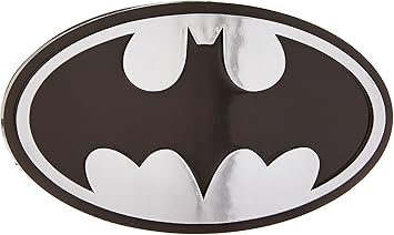 Chroma 41504 Batman Logo Injection Molded Chrome Colored Emblem Decal