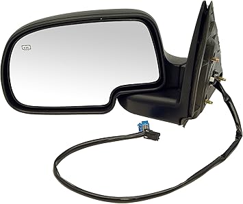 Dorman 955-1291 Driver Side Power Door Mirror - Heated / Folding Compatible with Select Cadillac / Chevrolet / GMC Models, Black