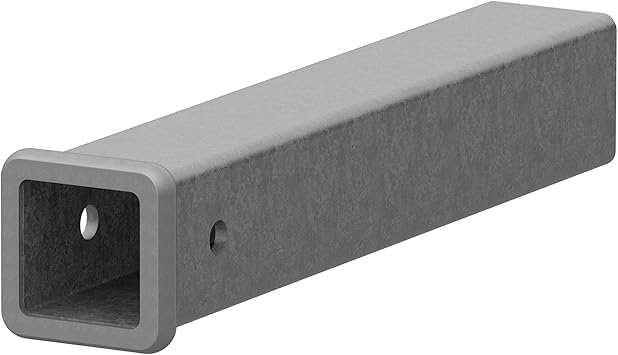 CURT 49511 2-1/2-Inch x 18-Inch Weld-On Raw Steel Trailer Hitch Receiver Tube