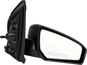 Dorman 955-983 Passenger Side Manual Door Mirror - Folding Compatible with Select Nissan Models, Black