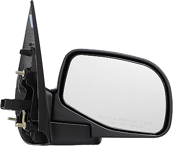 Dorman 955-047 Passenger Side Power Door Mirror - Folding Compatible with Select Ford / Mercury Models, Black