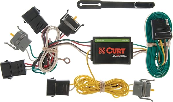 Curt Manufacturing 55343 Vehicle-Side Custom 4-Pin Trailer Wiring Harness, Fits Select Ford E-Series Vans, Escape, Mazda Tribute, Mercury Sable Wagon