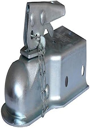 87072 1-7/8'' Ball 3'' Width Straight Coupler with Chain,Grey